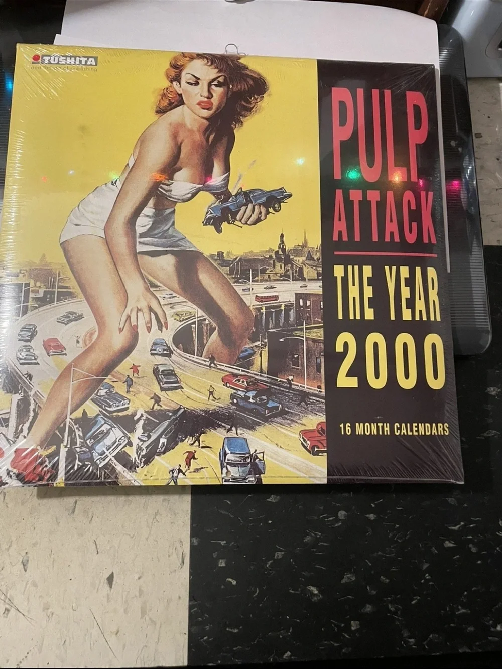 Pulp Attack The Year 2000 Calendar - Yellow/Black